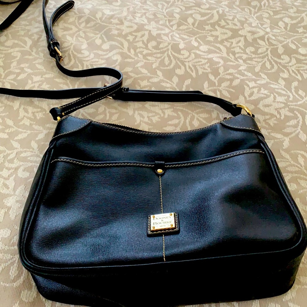 Authentic Black Dooney & Bourke Handbag